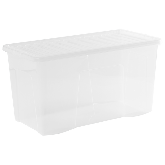 Crystal 110L Box & Lid Clear