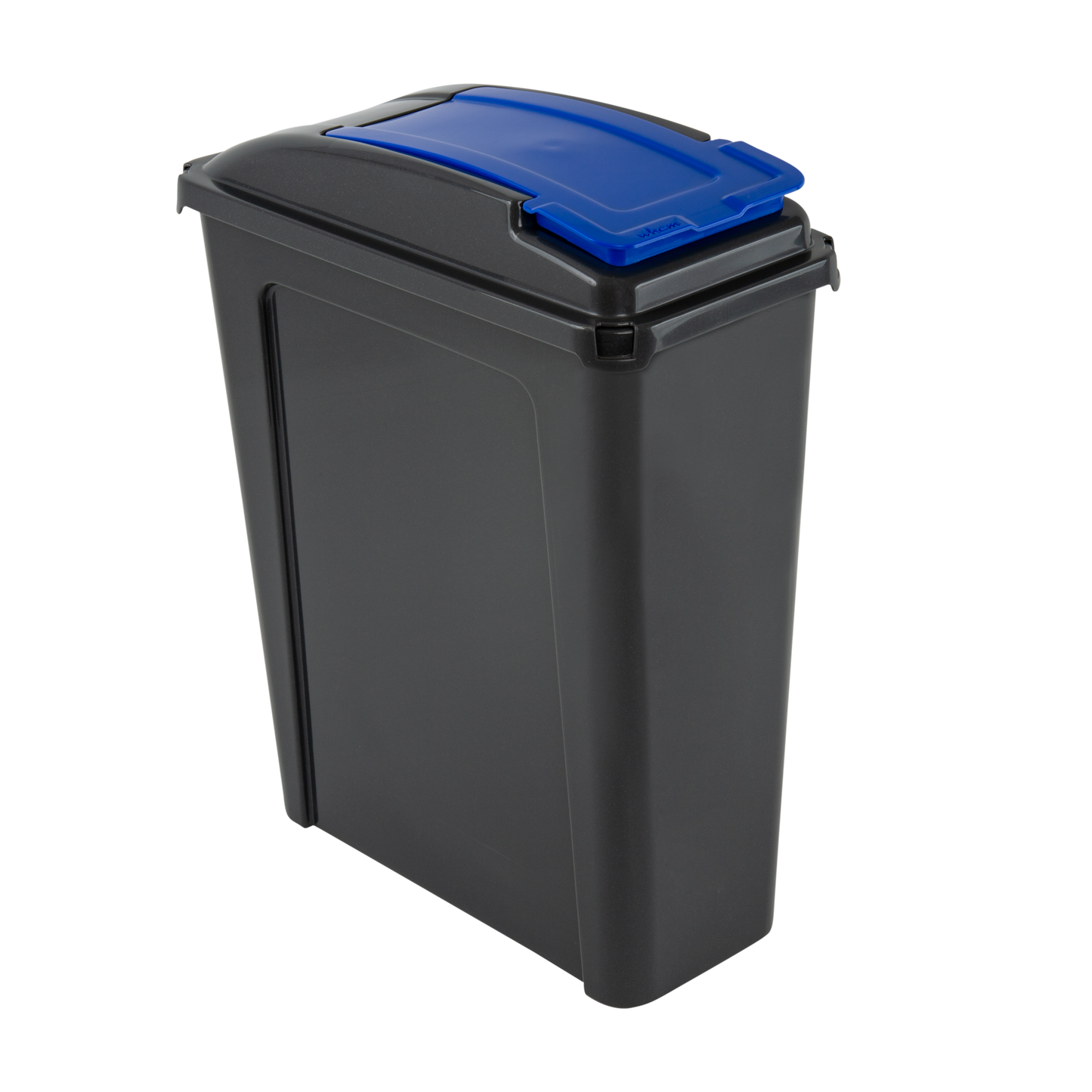 Recycle It 25L Slimline Bin & Lid Graphite/Gen. Blue (12411)