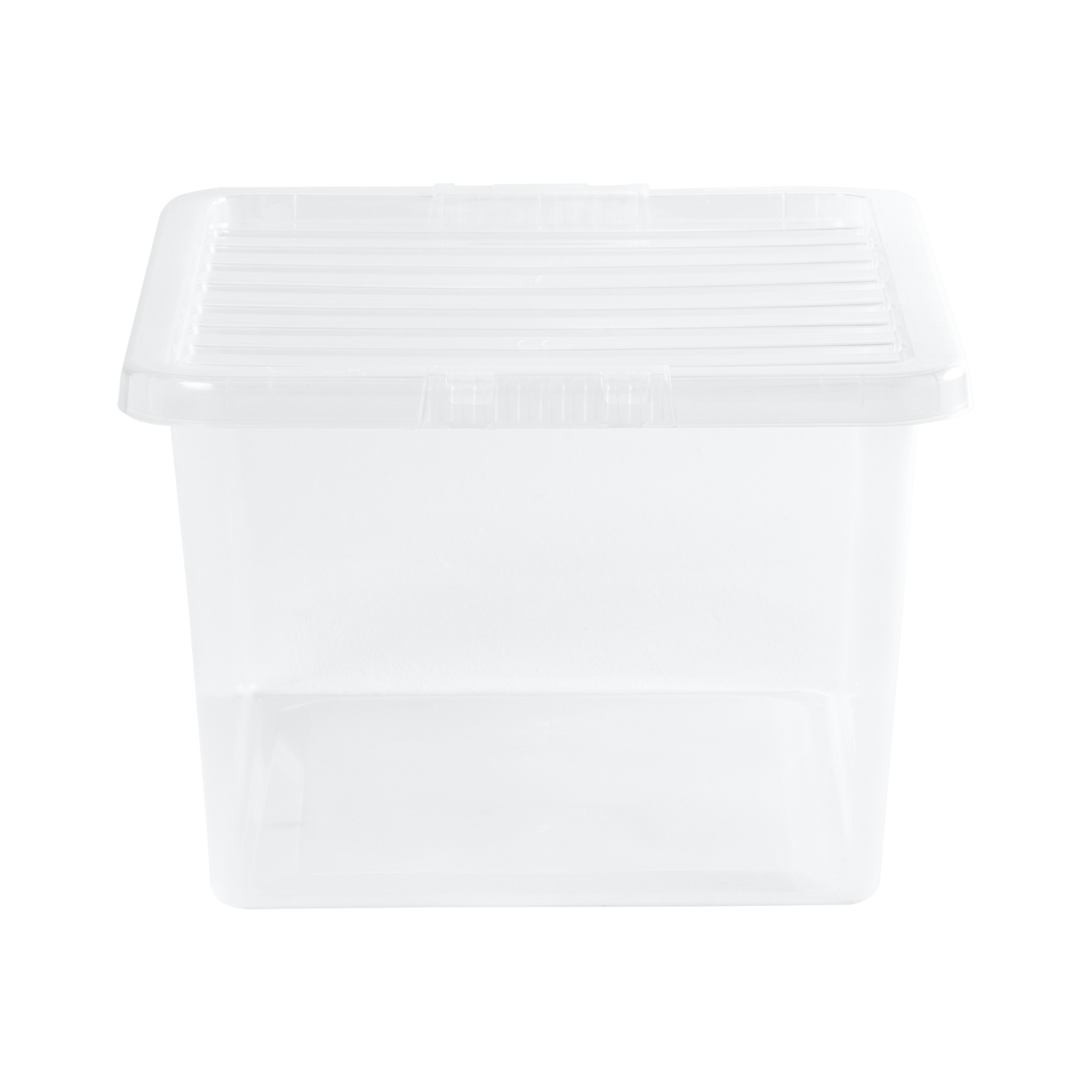 Crystal 37 Litre Box & Lid Clear - VISHCHIT