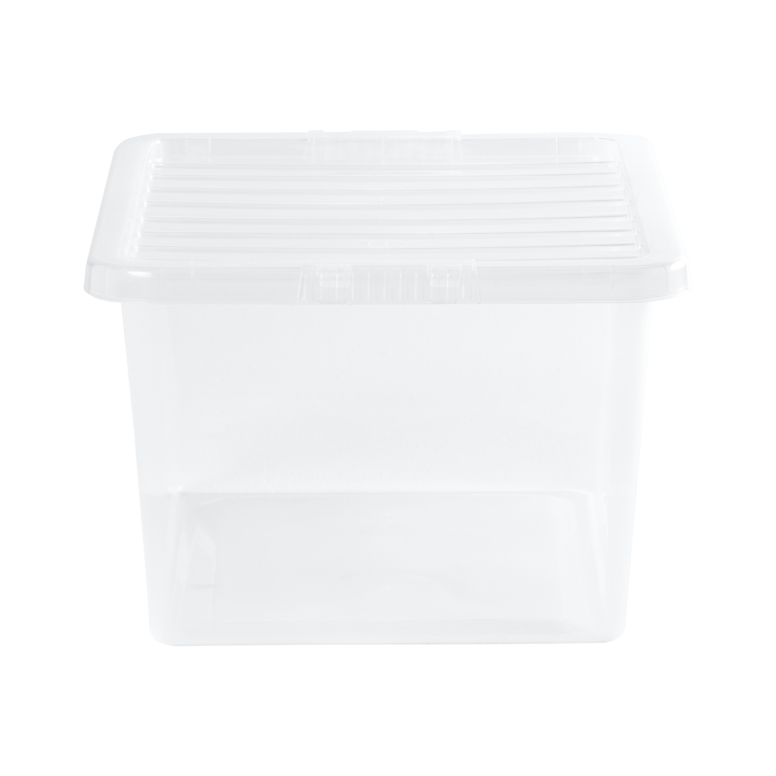 Crystal 37 Litre Box & Lid Clear - VISHCHIT