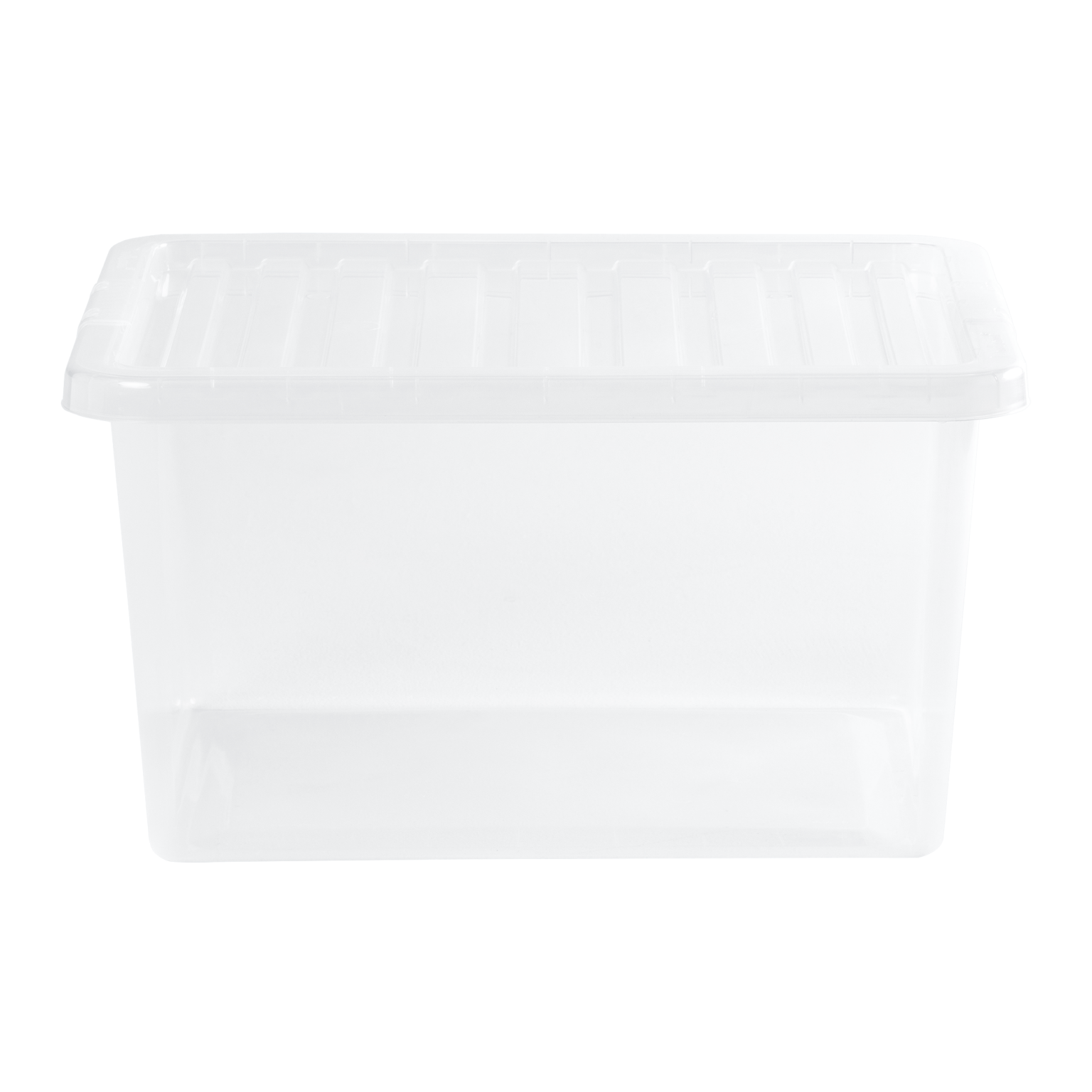 Crystal 37 Litre Box & Lid Clear - VISHCHIT