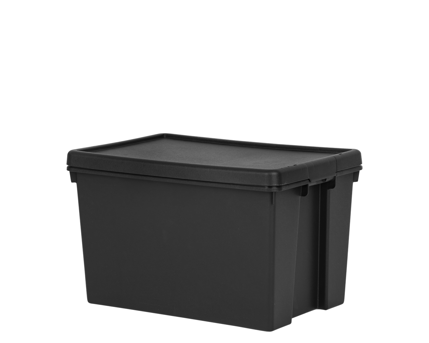 Wham Bam 62L Heavy Duty Box & Lid Black Recycled