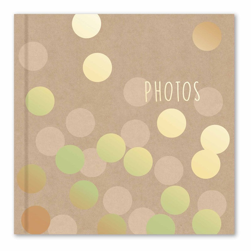 Photo Album-200 Pckt 6x4 Memo section - Kraft (7590) - VISHCHIT