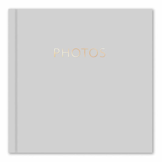 Photo Album-200 Pckt 6x4 Memo section - Plain (7596) - VISHCHIT