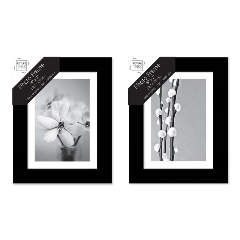 Photo Frames - Black Basic - 5"x 7" (7931) - VISHCHIT