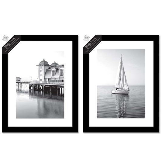 A4 Photo Frames- Black Basic - 12"x 16" (7934) - VISHCHIT