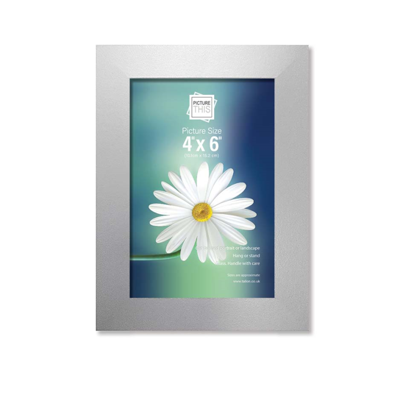 Photo Frames - Silver Basic - 4"x 6" (7949) - VISHCHIT