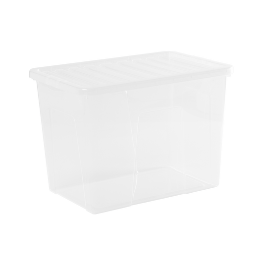 Crystal 80L Box & Lid Clear - VISHCHIT