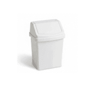8L Swing Bin – Ice White | Compact, Stylish & Easy-Clean Waste Bin