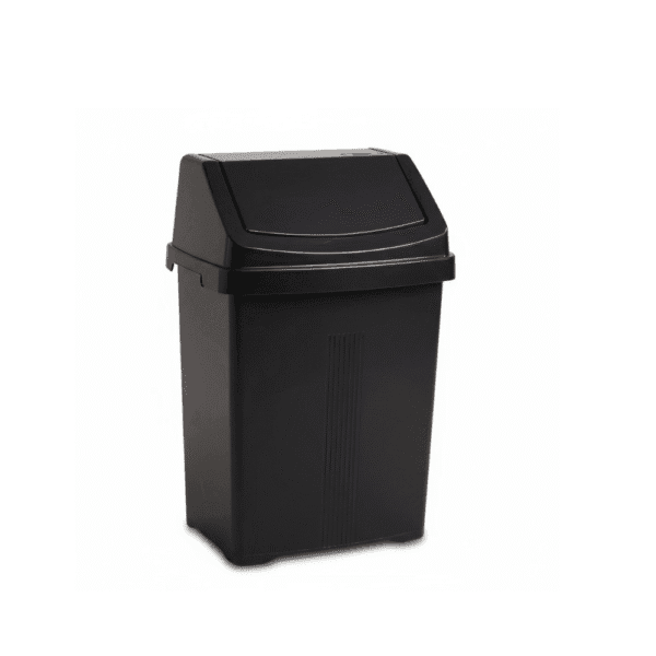 Casa 8L Swing Bin – Midnight | Compact, Stylish & Easy-Clean Waste Bin