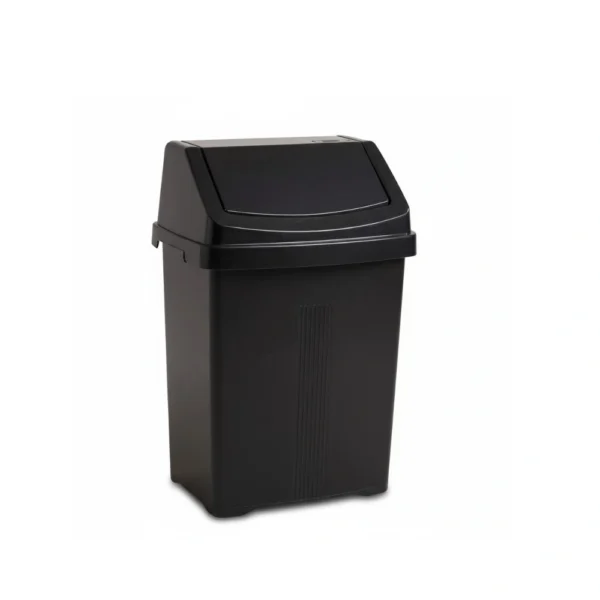 Casa 25L Swing Bin – Midnight | Stylish, Durable & Easy-Clean Waste Bin