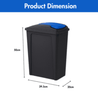 25L Slimline Bin & Lid
