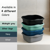 WHAM Casa 39cm Rectangular Bowl – Silver Sage | Extra-Large, Durable & Multi-Purpose Household Bowl