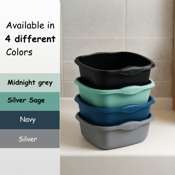 WHAM Casa 39cm Rectangular Bowl – Silver Sage | Extra-Large, Durable & Multi-Purpose Household Bowl