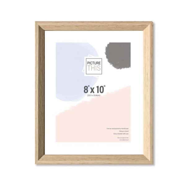 Wood Effect Photo Frame 8x10 | Rustic Wooden Look Picture Frame for Home, Office & Gallery Walls