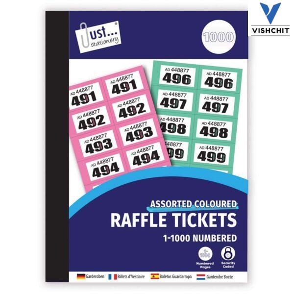 Cloakroom Tickets 1–1000 | Numbered Tear-Off Ticket Book for Events & Venues