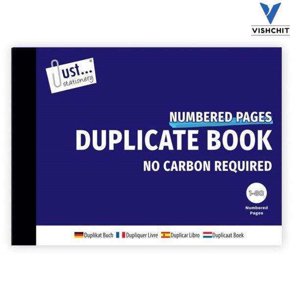Duplicate Book Half Size NCR – 80 Sets | Carbonless Copy Book for Receipts & Orders