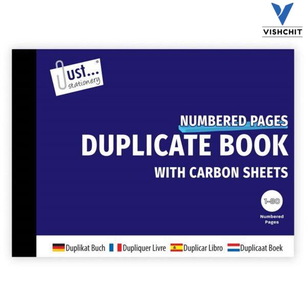 Duplicate Book Half Size – 80 Sets | NCR Carbonless Copy Book for Business Records